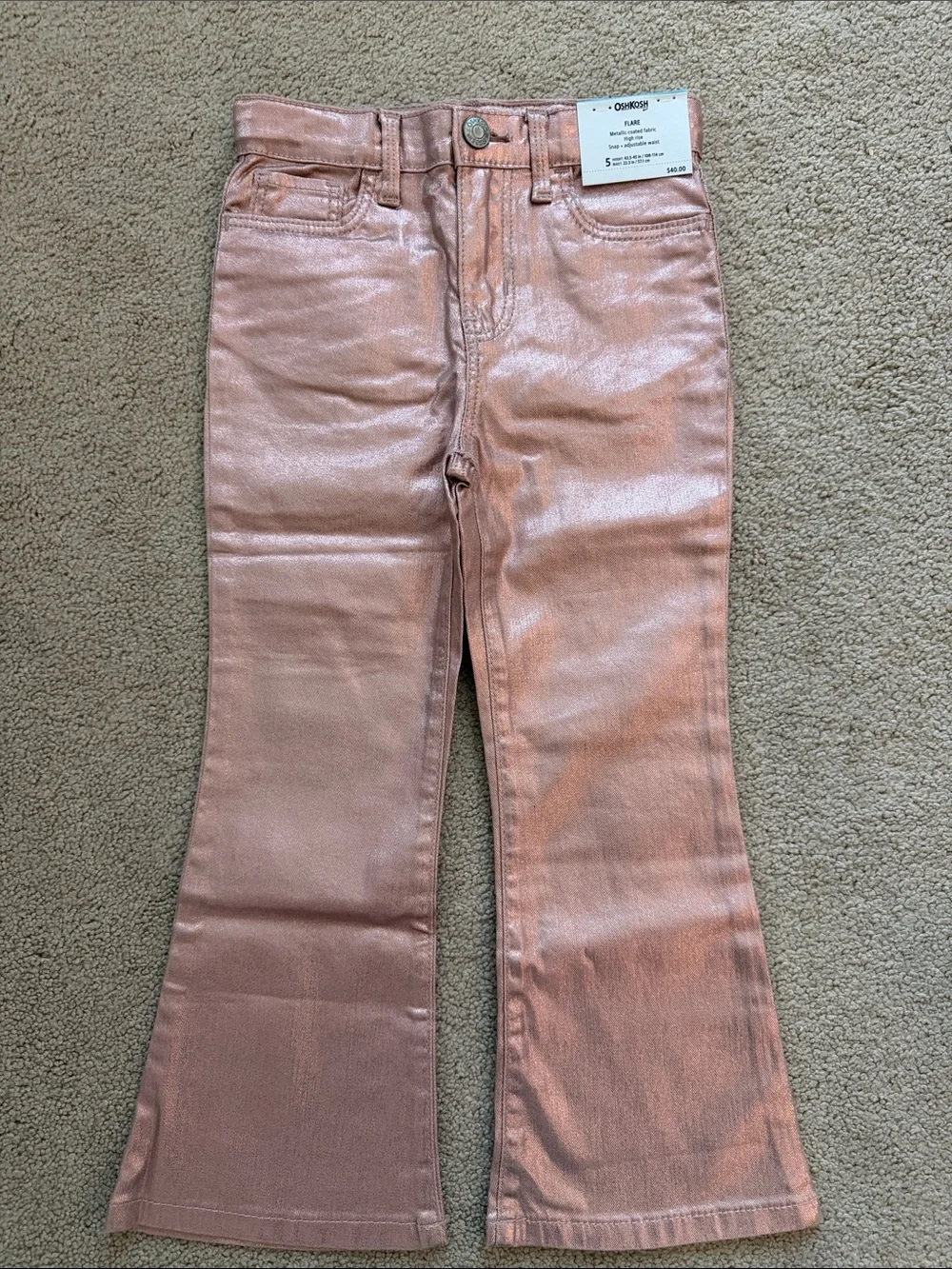 OshKosh B'gosh Rose Metallic Flare Jeans